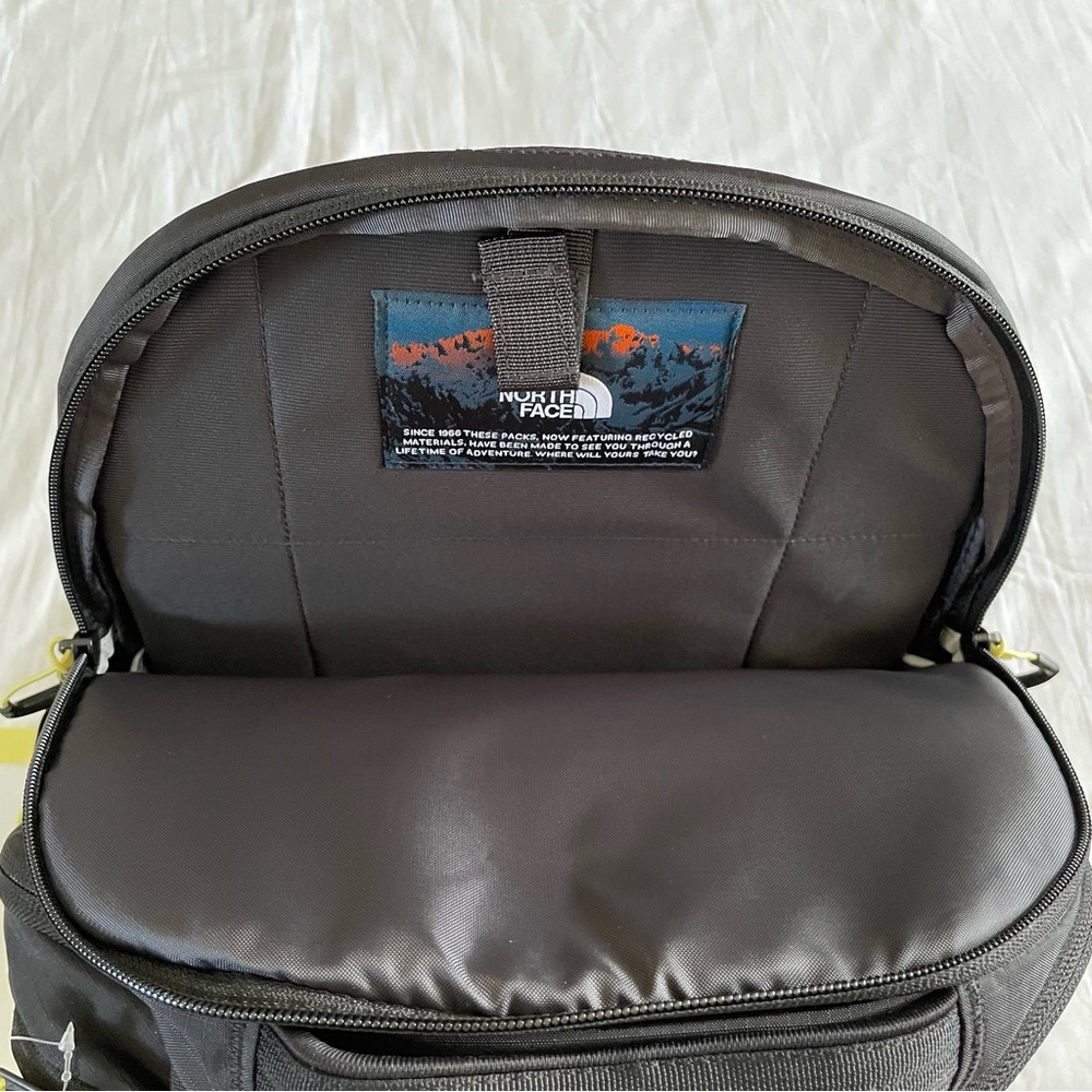 The North Face Borealis Backpack in Black with Yellow Accents - Picture 3 of 7